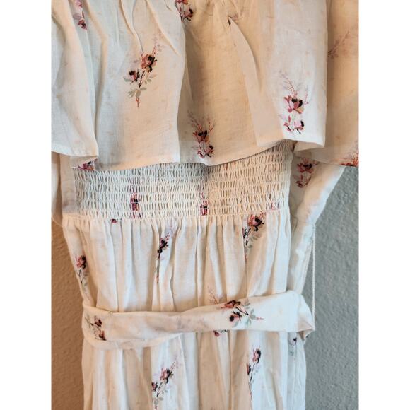 NWT Paige Women's Tevin Maxi Dress SZ Medium Tiered Cottagecore Fairycore - Picture 8 of 14